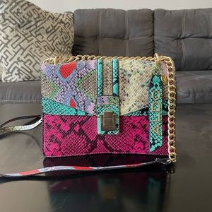 Aldo multicolor snake crossbody